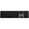 Klaviatūra Matias FK318B-UK Aliumininis Mac Hub 2xUSB Space Gray — Mechaninė Mac suderinama klaviatūra su integruotu USB šakotuvu
