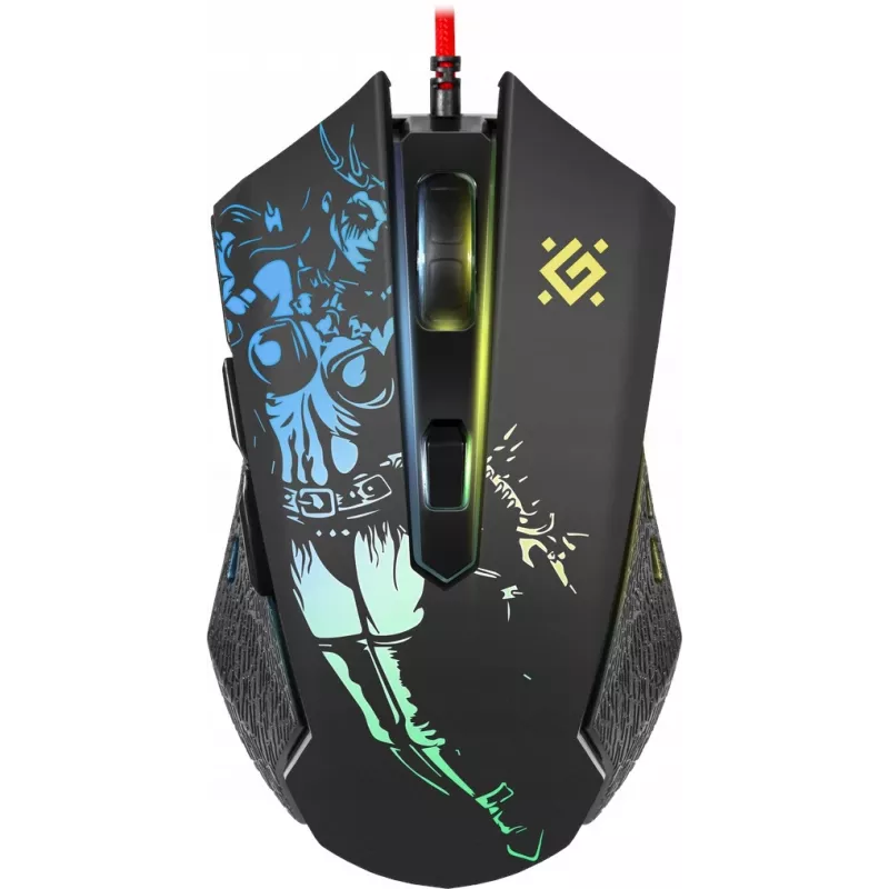 Žaidimų optinė laidinė pelė DEFENDER GM-933 SIN'SISTER 7200dpi 6P RGB