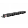 Maitinimo paskirstymo įrenginys Lanberg PDU-08E-0200-BK