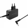 Kintamosios srovės maitinimo adapteris QOLTEC 51033 nešiojamiesiems kompiuteriams, 45 W, 19.5 V, 2.31 A, 220–240 V, patalpų, juodas, 1.7 m kabelis