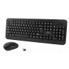 Belaidis klaviatūros ir pelės rinkinys ESPERANZA Akron TK109 2,4 GHz, USB imtuvas, juodas