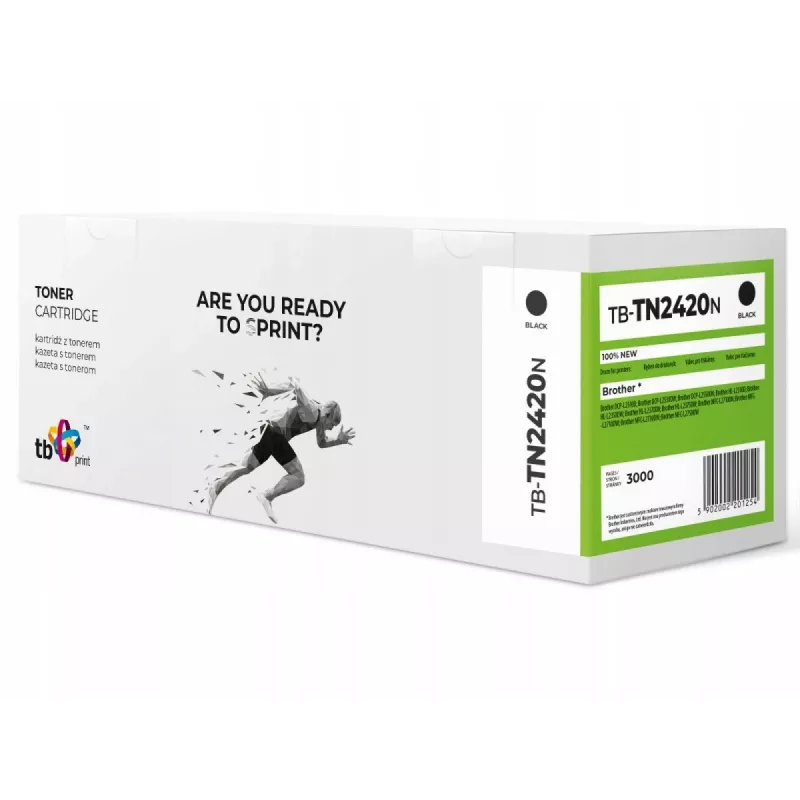 Brother TN2420 TB-TN2420N dažiklis, 100% naujas, juodas