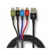 Universal 4 in 1 charging kabelis I-BOX USB IKUM4W1