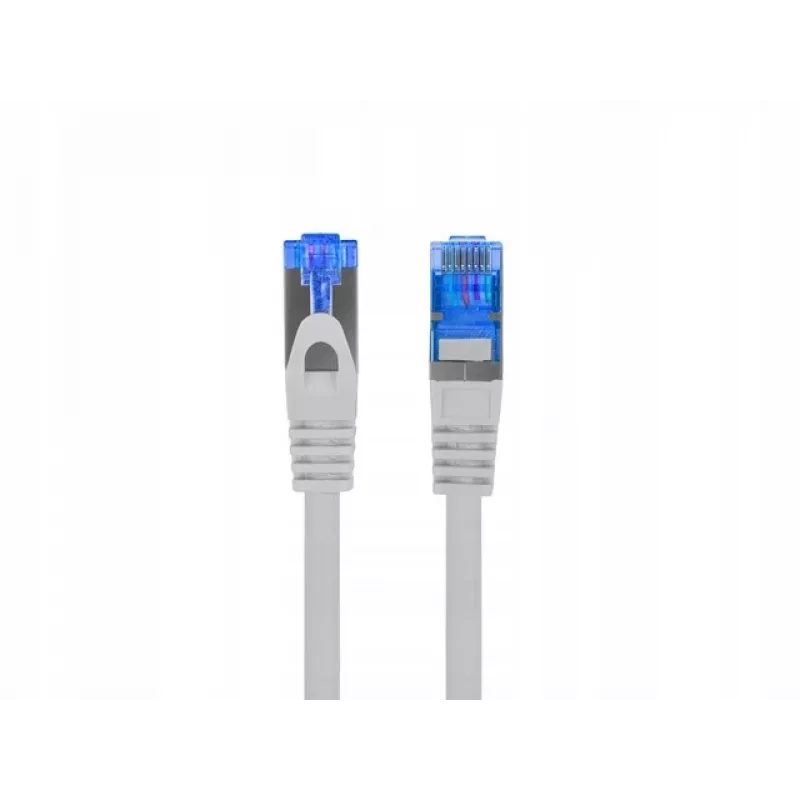 LANBERG tinklo kabelis RJ-45 į RJ-45 S/FTP PCF6A-10CC-0050-S, 0,5 m, CCA laidininkas, 500 MHz, LSZH, pilkas