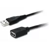 USB ilginamasis kabelis Unitek Y‑C418GBK 5 m USB A į USB A USB 2.0, juodas