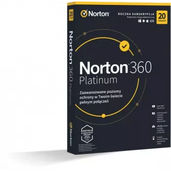 360 Platinum BOX 100GB PL 1User 20Devices 1Year 21427517