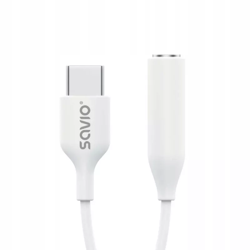 USB Typee 3.1 C (M) – Jack 3.5mm (F) Audio adapter Balta SAVIO AK-52