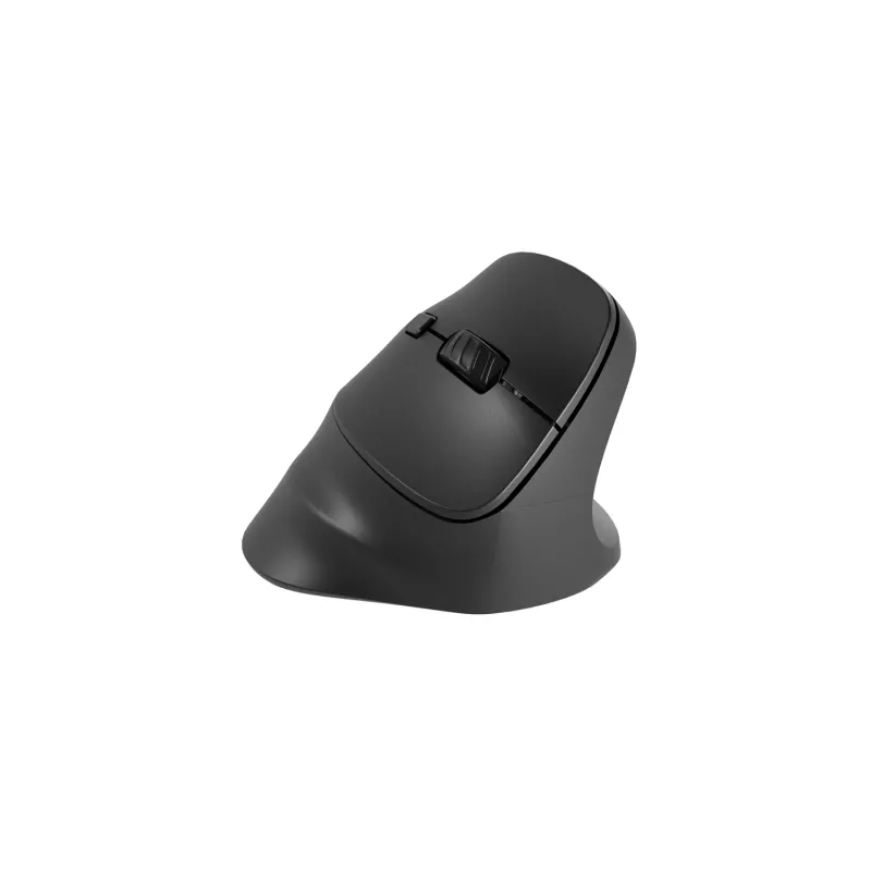 Belaidė optinė pelė NATEC CRAKE 2 — Bluetooth 5.2, 2400 DPI, 6 mygtukai, dešinei rankai, juoda
