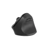 Belaidė optinė pelė NATEC CRAKE 2 — Bluetooth 5.2, 2400 DPI, 6 mygtukai, dešinei rankai, juoda