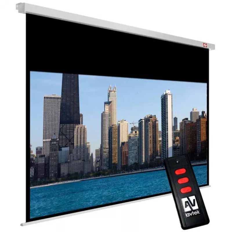 Projekcinis ekranas AVTEK Cinema Electric 240 — 16:9, matomas plotis 230 cm, įstrižainė 103,9 colio (240 x 200 cm)