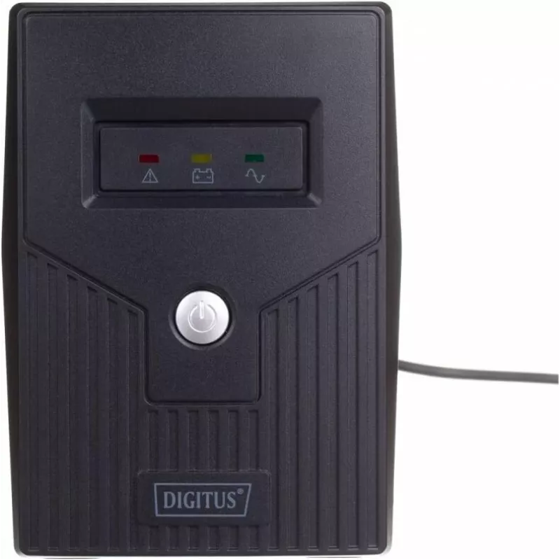 Digitus DN-170064 nepertraukiamo maitinimo šaltinis (UPS) Line-Interactive 0,8 kVA 480 W 2 kintamosios srovės lizdai (-ų)