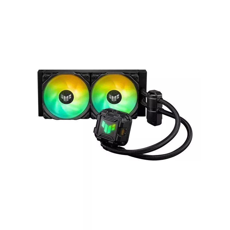 ASUS TUF GAMING LC II 240 ARGB Procesoriaus skysčio aušinimo rinkinys 12 cm Juoda