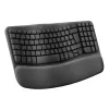 Klaviatūra Logitech Wave Keys Office RF belaidė + Bluetooth QWERTY danų, suomių, norvegų, švedų grafitas