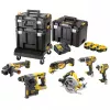Įrankių rinkinys DeWalt DCK685P3T 18 V belaidis kombinuotasis rinkinys — 3×5,0 Ah baterijos, DCH273 kūjis, kampinis šlifuoklis, dėklas