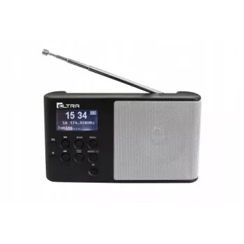 Stalinis DAB+ radijo imtuvas Eltra modelis 5907727028346 sidabrinės spalvos