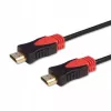 Savio CL-140 HDMI kabelis 7,5 m HDMI Type A (Standard) Juoda, Raudona