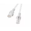 LANBERG PCU5-20CC-0200-S Cat5e U/UTP tinklo kabelis RJ-45 į RJ-45 2 m pilkas, suvyta CCA, 100 MHz