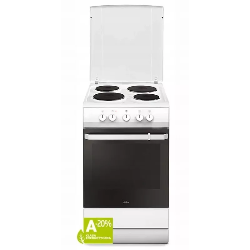 Elektrinė viryklė Amica 58EE1.20(W) 69L Balta