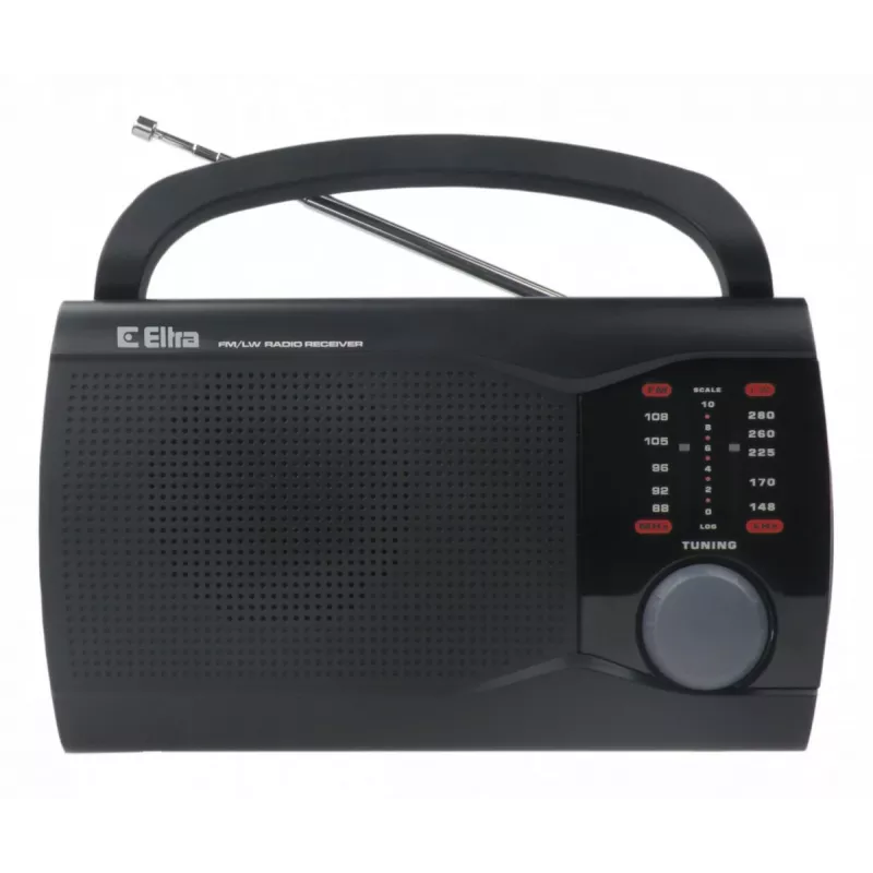 Radijas FM AM Eltra Ewa, juodas
