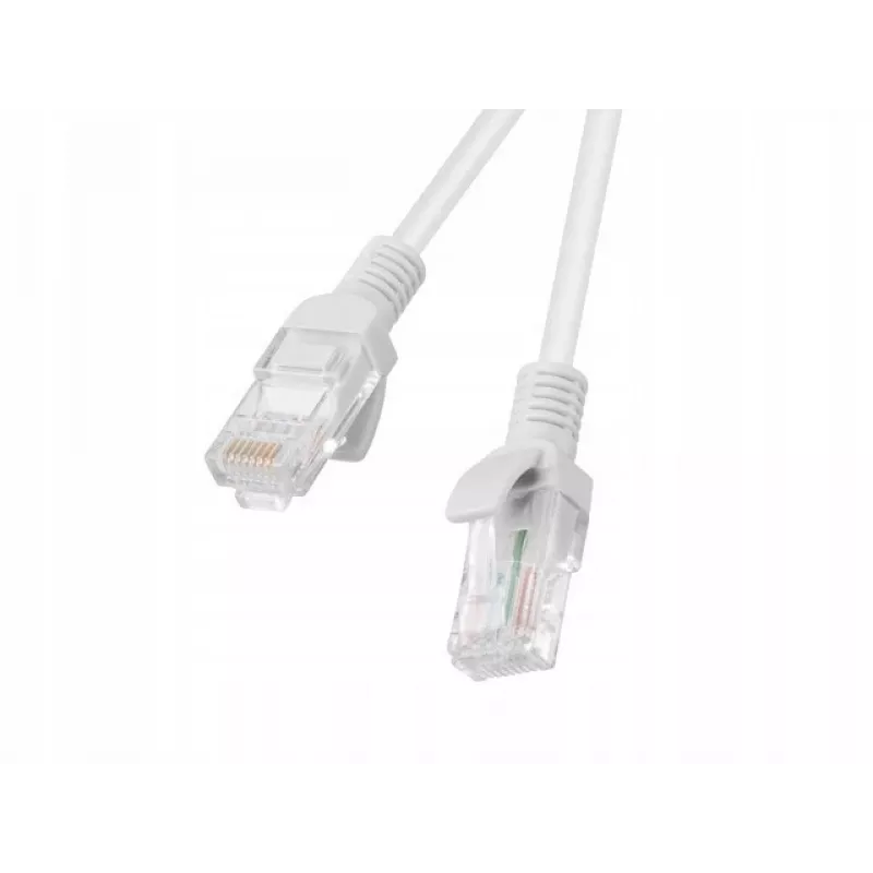 Tinklo kabelis LANBERG Cat6 RJ-45 į RJ-45, vytos varinės gijos, U/UTP, 1,5 m, baltas