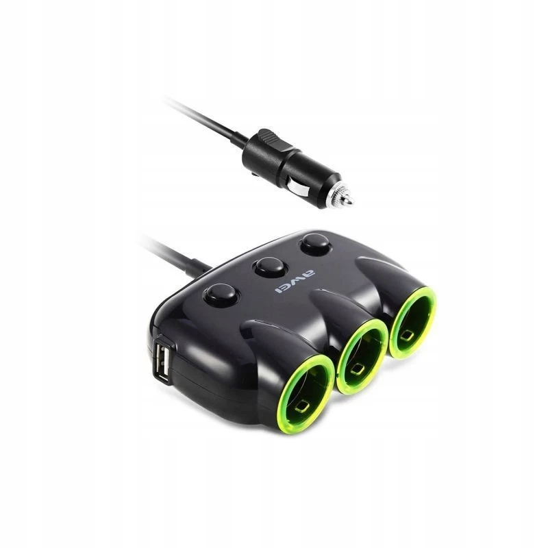 Automobilinio cigarečių degiklio adapteris Awei C-35 12V ir 24V maitinimo lizdams