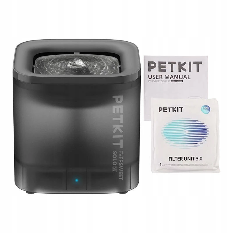 Gertuvė / girdykla šunims ir katėms PetKit Eversweet SOLO SE (tamsiai pilka)