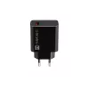 NATEC AC greitas įkrovimas vidinis laidinis įkroviklis Ribera — 18W (5–15V, iki 3A), 1× USB-A, Huawei FCP/SCP, juodas