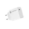 Vidinis USB-C greitasis įkroviklis NATEC RIBERA 12V 20W Quick Charge 3.0 baltas
