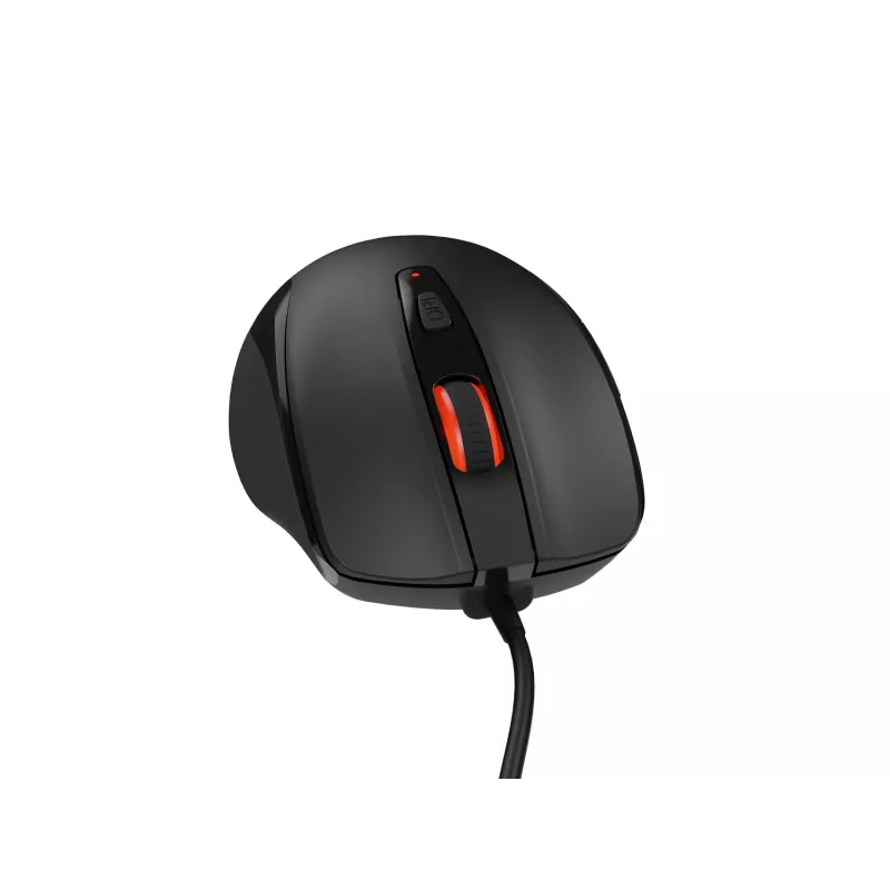Laidinė optinė pelė NATEC NMY-2047 USB Type-A, 4000 DPI, 6 mygtukai, dešiniarankiams, apšvietimas
