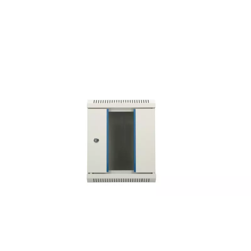 Prie sienos tvirtinama spinta Extralink Rackmount cabinet 6U 10 colių Pilka Užrakto užraktas Kabelių valdymas