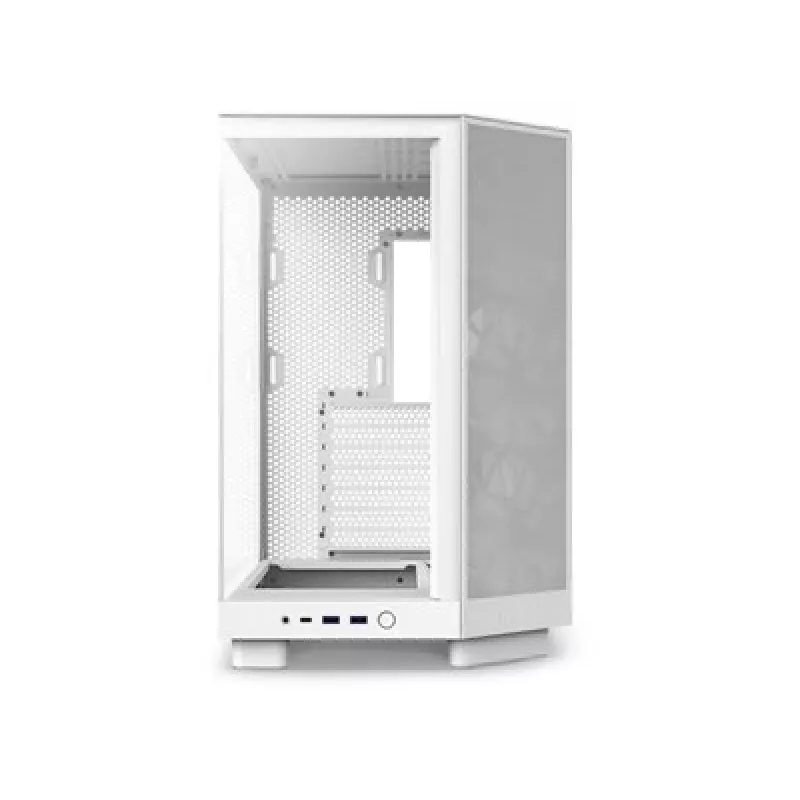 NZXT H6 Flow vidutinio dydžio korpusas – baltas