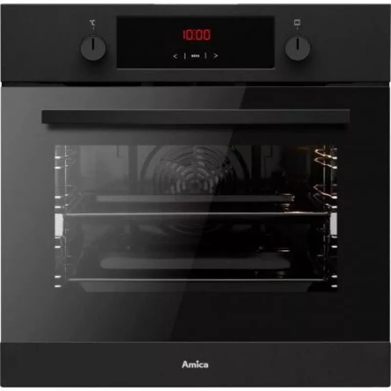 Amica ES37517 Fine 65 L 3100 W įmontuojama orkaitė, juoda, A