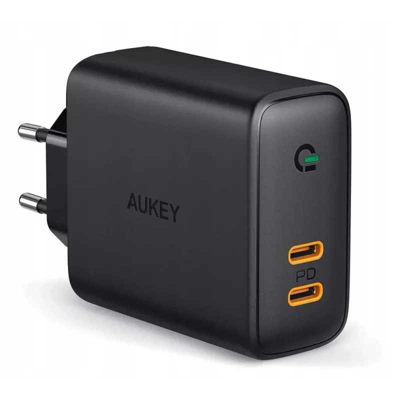 AUKEY PA-D2 mobiliojo įrenginio įkroviklis 36 W juodas Vidinis