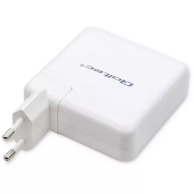 Qoltec GaN Charger FAST 108W | 5-20V | 3-4.7A | USB C | Balta
