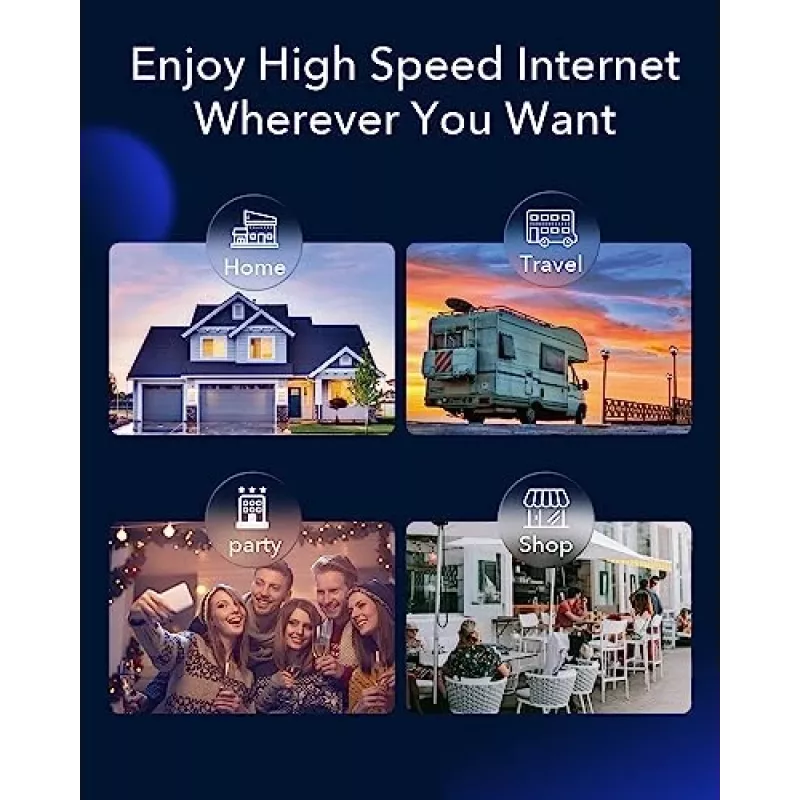 Cudy naujas 4G LTE Cat 6 WiFi maršrutizatorius, Qualcomm mikroschemų rinkinys, LTE modemo maršrutizatorius, dviguba SIM 4G korinis maršrutizatorius, AC1200 dviejų juostų WiFi, 4 Gigabit prievadai, OpenVPN, W