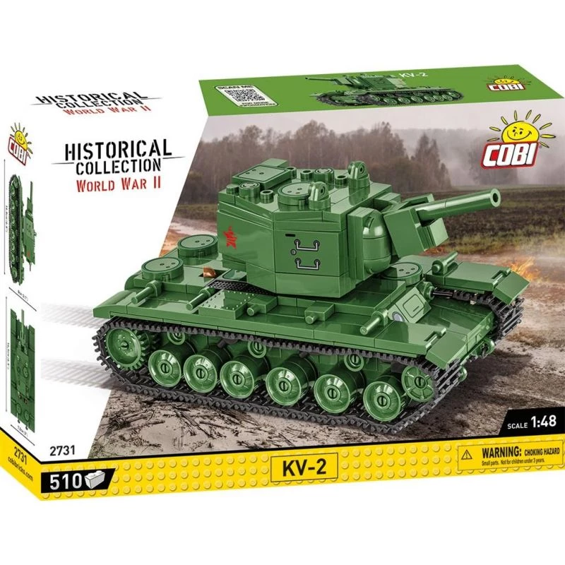 Statybinis rinkinys Cobi KV-2 Antrasis pasaulinis karas 510 vnt.