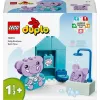 LEGO DUPLO Bath Time Set 10413 — vonios tematikos žaislų rinkinys mažiems vaikams, 15 dalių, rekomenduojamas amžius nuo 1,5 metų