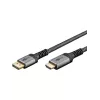 Goobay 65270 Vaizdo Kabelis-Adapteris 3 m DisplayPort HDMI Pilka (65270)