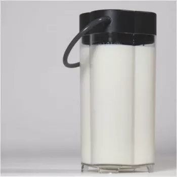 Transparent milk container 1000ml
