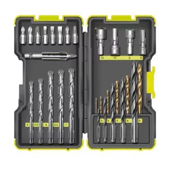 Ryobi RAK30MIX Drill bit set 30 vnt.