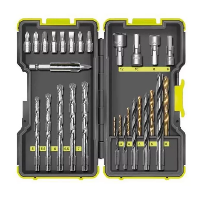 Ryobi RAK30MIX Drill bit set 30 vnt.