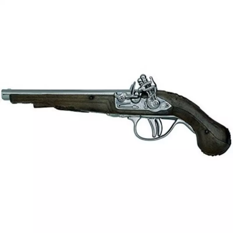 Žaislinis metalinis piratų pistoletas Pulio modelis 15541/0 su tikrovišku dizainu