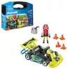 Žaislinė figūrėlė PLAYMOBIL Go-Kart lenktynininko nešiojimo dėklas