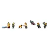 Konstruktorius LEGO City gaisrinė su sukiojamų kopėčių automobiliu 60414 — 843 detalės, 5 minifigūrėlės, 220×320×140 mm