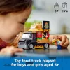 LEGO City Burger Van – maisto sunkvežimio žaislas 5 metų ir vyresniems berniukams ir mergaitėms, transporto priemonės konstravimo rinkinys su virtuvės komplektu, pardavėjo minifigūrėle ir aksesuarais