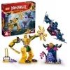 LEGO NINJAGO Arin mūšio mecha veiksmo figūrėlė, ninja žaislas berniukams, mergaitėms ir vaikams nuo 4 metų, Dragons Rising rinkinys su Arin minifigūrėle ir mini Kata