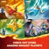 LEGO NINJAGO Arin mūšio mecha veiksmo figūrėlė, ninja žaislas berniukams, mergaitėms ir vaikams nuo 4 metų, Dragons Rising rinkinys su Arin minifigūrėle ir mini Kata
