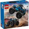 Konstruktorius LEGO City 60402 Mėlynas monstriškasis sunkvežimis su didelėmis padangomis, 148 dalys, 1 minifigūrėlė, amžius 5+