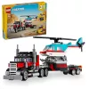 LEGO Creator 2-in-1 Flatbed Truck with Helicopter set 31146, keičiama konstrukcija vaikams