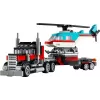 LEGO Creator 2-in-1 Flatbed Truck with Helicopter set 31146, keičiama konstrukcija vaikams